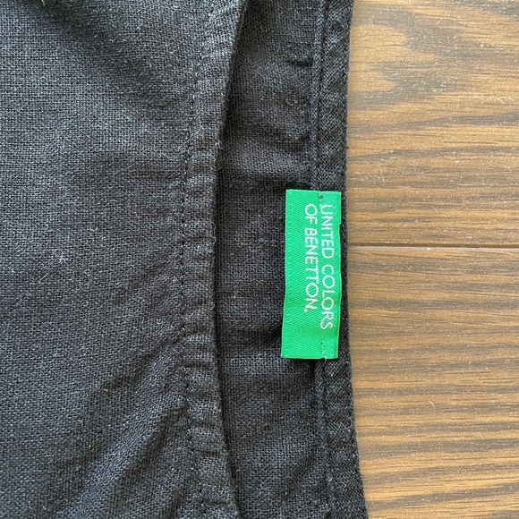 United Colors of Benetton - Crop Linen Top - Picture 3 of 4
